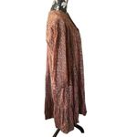 DÔEN Normandy Dress Small Tasseled Paisley Flowy Brown Red Dress Photo 1