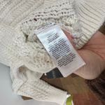 Ralph Lauren Lauren  Womens Sweater Large NWT Cotton Cableknit Turtleneck Ivory Photo 2