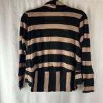 Forever 21 Black and brown stripe cardigan top size small Photo 5