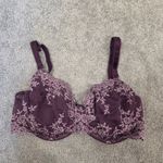 Wacoal  Bra Size 38D Set of 2 Arabesque Embroidered Nude & Embrace Lace Purple Photo 1