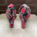 Worthington NWOT Floral Heels Ankle‎ Strap Open Toes Size 9.5 Photo 2