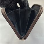 None Houndstooth Zip-Around Wallet EUC Photo 5