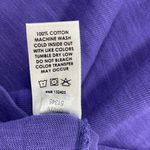 Cotton Citizen Tokyo Crop Long Sleeve Shirt - Purple - NWT Photo 5