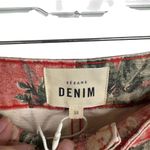 Sézane Marja Skirt Floral Denim Mini Skirt Size 38 Photo 4