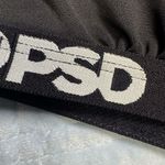 PSD Women's Black Bralette with Logo Band Photo 4