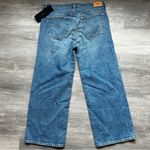 Edwin Marli Wide Leg Ankle Length Women's Jeans Size 32 Medium Wash NWT Blue Photo 9