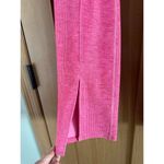 Beach Riot NWOT  Hot Pink Alani Flared Pants Slit Legs Women’s size Medium​ Photo 2