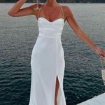 ZARA dress wedding midi bridal corset open back satin shower party coctail Photo 5