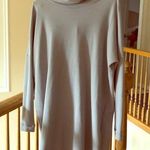 Lulus  Long Gray Turtleneck Tunic Dress / Top Photo 0