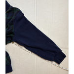 VTG American Collection Cricket Plaid Cape Cod Granny Tartan Knit Top Med/Lg Blue Photo 6