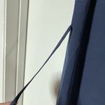 Valerie Stevens  Navy Dress Womens 6 Blue Shift Silk Classic Minimalist Lined Photo 3