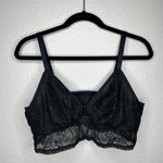 Aerie black lace strappy bralette size XL Photo 1