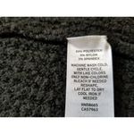 Caslon  Womens Open Front Cardigan Sweater Black Side Slits Ribbed Cuffs Size XS Photo 8