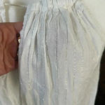 New World Market Boho Sleeveless White Maxi Dress | Size Large/Medium Photo 2