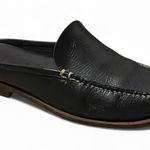 Cole Haan Vintage Cole Hann Black Leather Slip On Penny Loafer Mules Photo 0