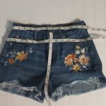 American Eagle Outfitters Embroidered Raw Hem Mom Short 0 Classic Boho Festival Photo 4