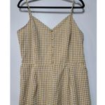 Lost + Wander Mimosa Gingham Button Front Crop Jumpsuit Photo 2