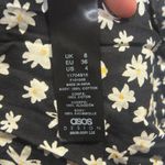 ASOS EUC  Design Cami Mini Sundress Black w/ Raw Daisy Print size 4 Photo 9