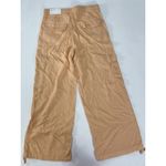 American Eagle  Linen Blend Peach Orange Light Weight Cargo Baggy Wide-Leg Pant 6 Photo 11