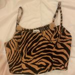 Revolve  Tiger Print Crop Top Photo 0