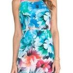 Yumi Kim Taylor Watercolor Rose Silk Dress - Size: Extra Small Photo 0