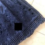 TRYB NWOT Lacy Racerback Flowy Blouse/Dress Sz S Blue Photo 2