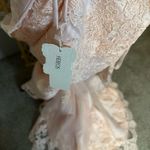 Hebeos Elegant Lace Pink Evening Gown Photo 6
