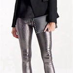 Veronica Beard Debbie Skinny High Rise Metallic Jeans – Size 27/4 Photo 0