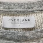 Everlane Heathered Gray Crewneck Pullover Sweatshirt Size Large Photo 5