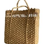 Vintage woven straw purse/bag Tan Photo 0
