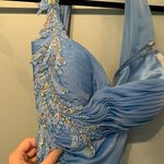 La Femme Blue Formal Dress Photo 5