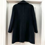 Club Monaco Wool Josette Faux Fur Removable Collar Zip Peacoat Black Large $495 Photo 10