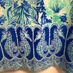 Lilly Pulitzer  Blue and Green Floral Top Photo 5