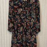 Forever 21  Long Sleeve All Over Paisley Print Mini Dress | Size Small Photo 0