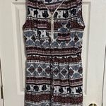 Wishful park Sleeveless Patterned Dress with Zipper Sz large Photo 0