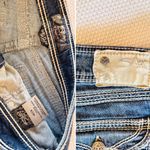 Silver Jeans  Suki Flap Short Denim Blue Jean Shorts Photo 10