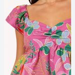 Listicle NWT  Floral Puff Sleeve Tiered Smocked Maxi Poplin Cotton Dress LARGE Photo 2