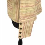 Urban Haggar Petite Striped Blazer Tan, Pink, 6 Petite Tan Size 6P Photo 3