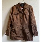 FINITY Golden BROWN WOMEN'S BLAZER LINED Size 12 Photo 3