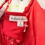 For Love & Lemons For Love‎ & Lemons Kaia Maxi Dress in Red Medium Romantic Luxury Lace Victorian Photo 6