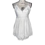 Quiet Storm  white‎ lacy romper dress medium Photo 4