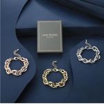 Amazon Gold Bracelet-Women Lane Woods 14k Gold Plated Chunky Thick Large Link Chain Photo 2