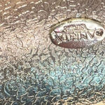 Amrita Singh Amrita‎ Singh Blue and White Enameled Hinged Cuff Bracelet Photo 6