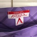 Antigua Purple Plaid  Golf Skort Size 8 Photo 2