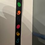 ATTAQUE VINTAGE 80'S NEON/BLACK Numbers LEATHER BELT MADE IN AUSTRALIA, SIZE M Black Photo 4