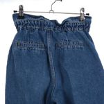 KanCan High Rise Paperbag Straight Leg Jeans Medium Photo 7