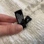 AQUA Eyelet Bustier Bodysuit Womens Size M White Cream Boho Minimalist Photo 7