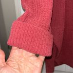 A New Day Dusty Rose Waffle Knit Sweater Size Large Photo 3
