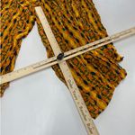 Kahindo Jumpsuit Womens Small Yellow Printed Kano V Neck Flowy Sleeveless Photo 7