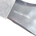 Harley Davidson black calf length leather bootsNew in box! 4” heels Photo 11